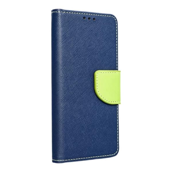 iPhone 16 Pro Max Lompakkokotelo Fancy - Navy/Lime Blå