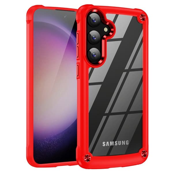 Mobilskal för Samsung Galaxy S26 Plus Stötbeständig PC + TPU - Röd