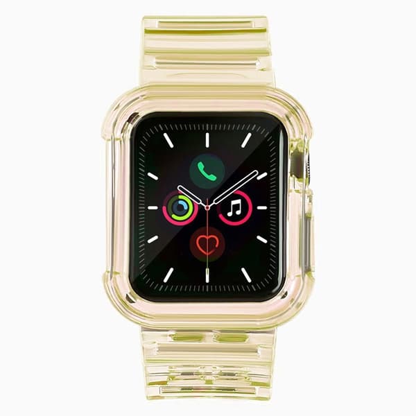 Apple Watch (42mm) Armbånd Silikone - Gul Gul