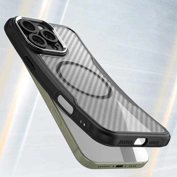 Telefontaske til iPhone 16 Pro MagSafe Silicone Leading - Sort Black