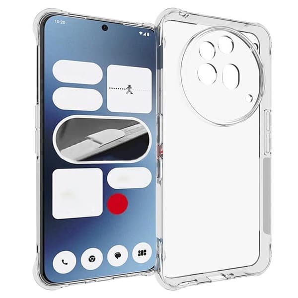 Mobilskal till Nothing Phone (3a) Anti-Scratch TPU - Transparent Transparent