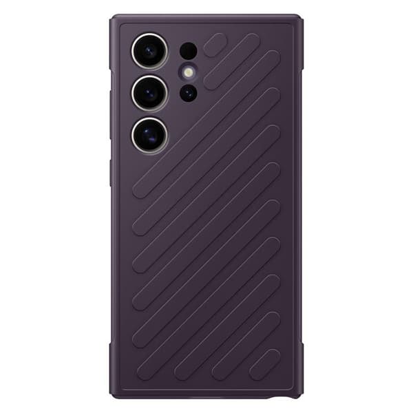 Mobilskal till Samsung Galaxy S24 Ultra Shield Armored - Mörklila Grå