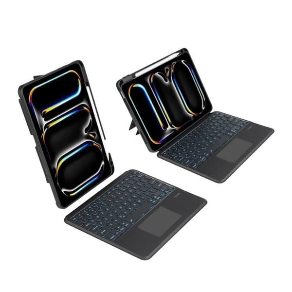 Tech-Protect iPad Pro 11 (2024) Fodral SCMAG Pen + Keyboard Svart