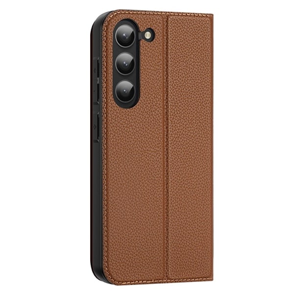 Dux Ducis Galaxy S23 Plånboksfodral Skin X2 Magnetic - Brun