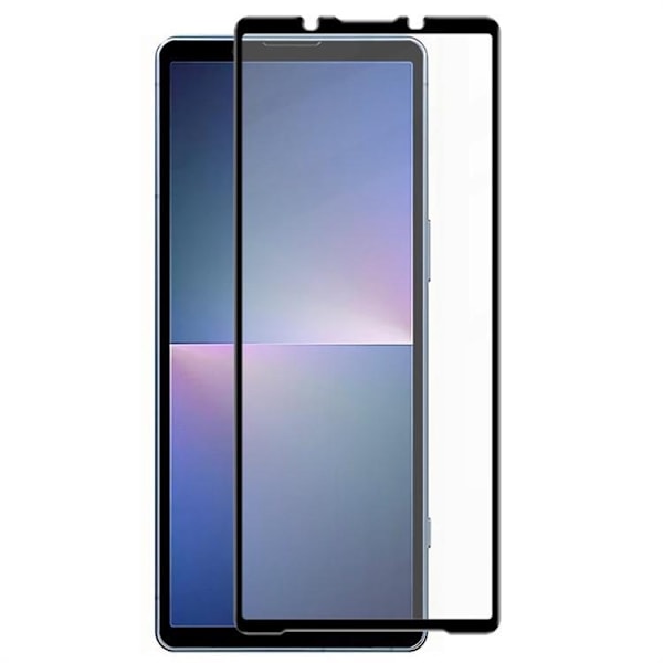 [1-PACK] Sony Xperia 5 V Härdat Glas Skärmskydd - Svart Svart