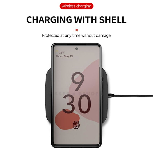 Thunder Twill Texture Cover Google Pixel 6 - Sort Black