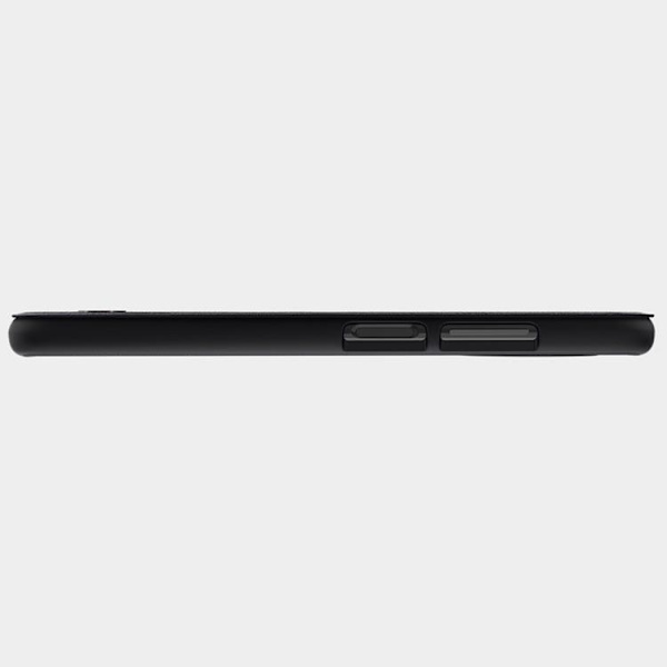 Nillkin Qin Läder Fodral Xiaomi Redmi Note 9T 5G - Svart Svart