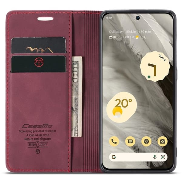 CASEME 013 Series Mobilskal till Google Pixel 8 Magnetisk Röd
