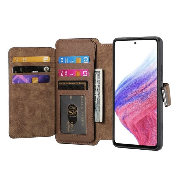 CASENEO Google Pixel 9a Plånboksfodral MW-02 Konstläder - Brun
