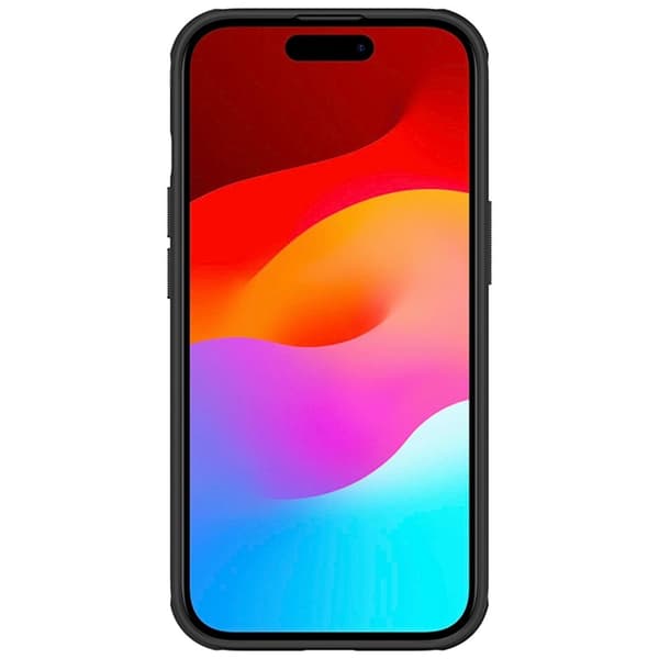 NILLKIN Super Frosted Shield Pro Mobilskal till iPhone 15 - Svart