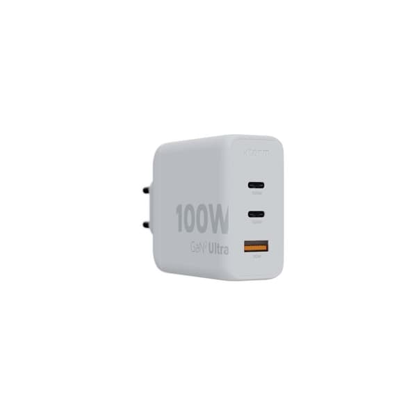 Xtorm 100W GaN2 Ultra Hemladdare 2xUSB-C/USB-A Vit