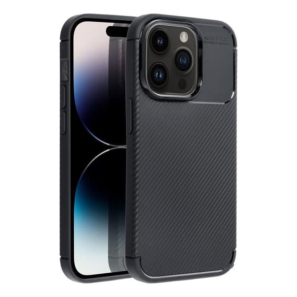 iPhone 11 -kuori Carbon Premium - Musta Black