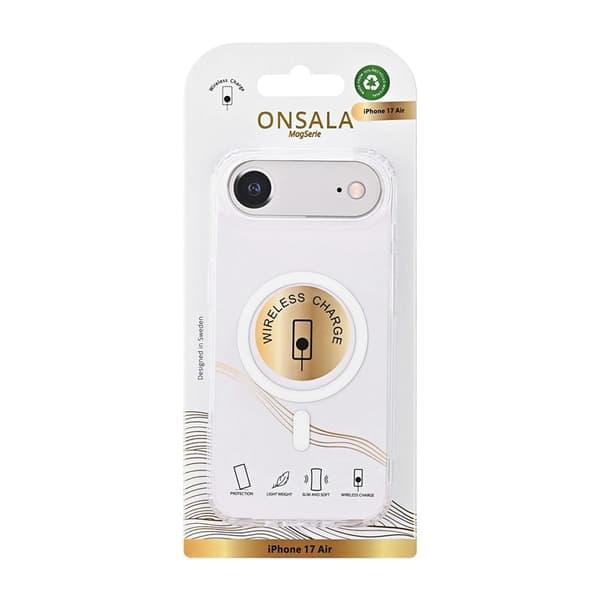 ONSALA Telefontaske til iPhone Air MagSafe - Gennemsigtig Transparent