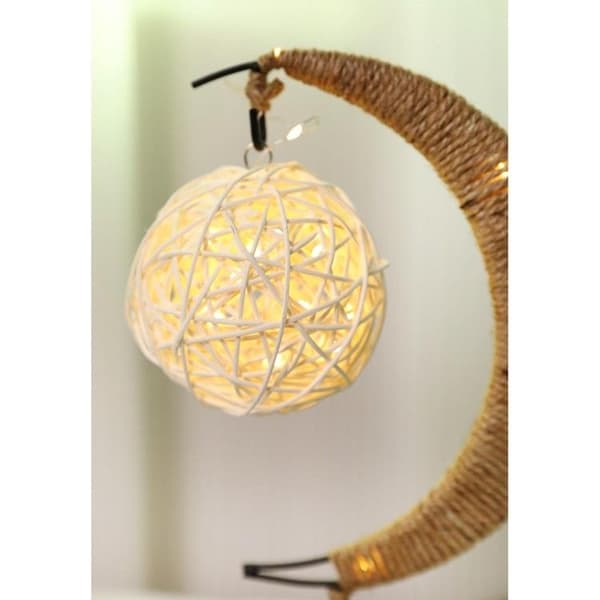 Bordlampe Ved Sengen Twirl Art Deco (Model 1) EID Brun