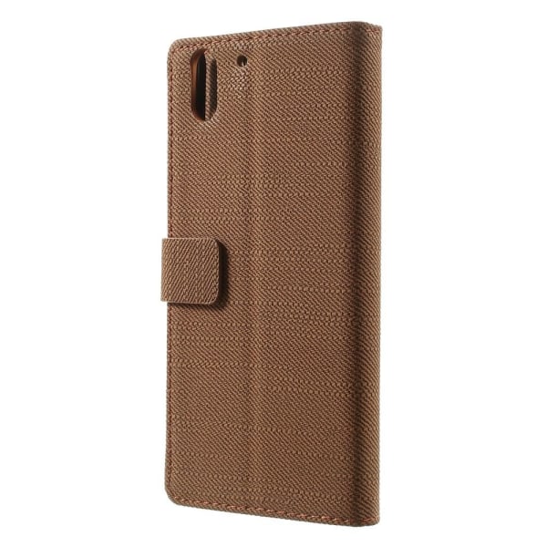 Plånboksfodral till HTC Desire Eye - Brun Brown