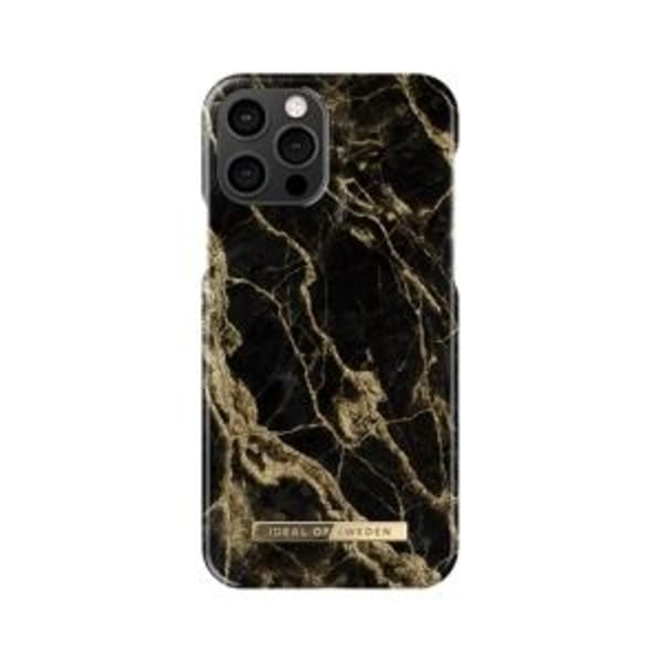 iDeal Fashion Case iPhone 12 & 12 Pro Golden Smoke Marble