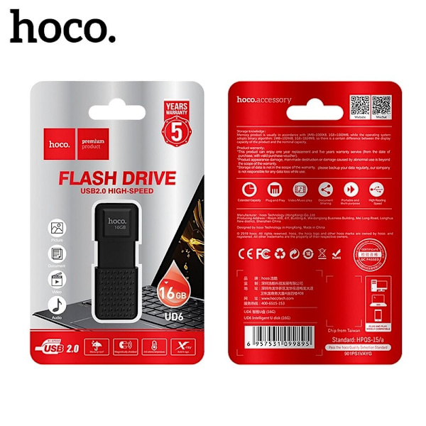 HOCO pendrive Intelligent UD6 16GB USB2.0