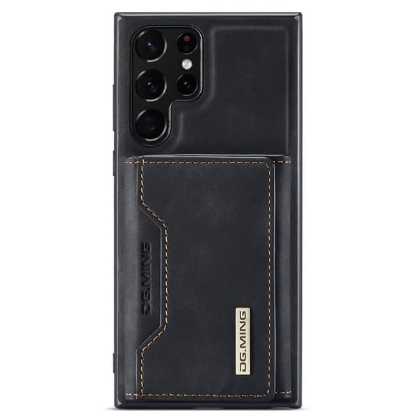 DG.MING 2-in-1 Plånboksfodral Samsung Galaxy S22 Ultra - Svart