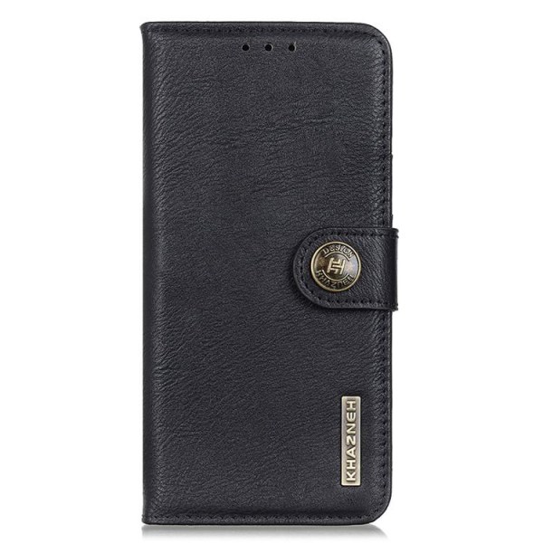 KHAZNEH Xiaomi Mi 11 Ultra Wallet Case lehmännahkainen - musta