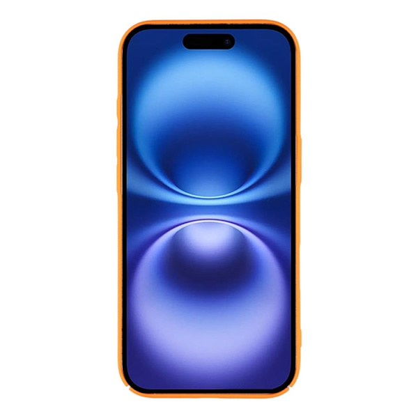 Mobilskal till iPhone 17 Skin-Touch Rubberized Hard PC - Orange Orange