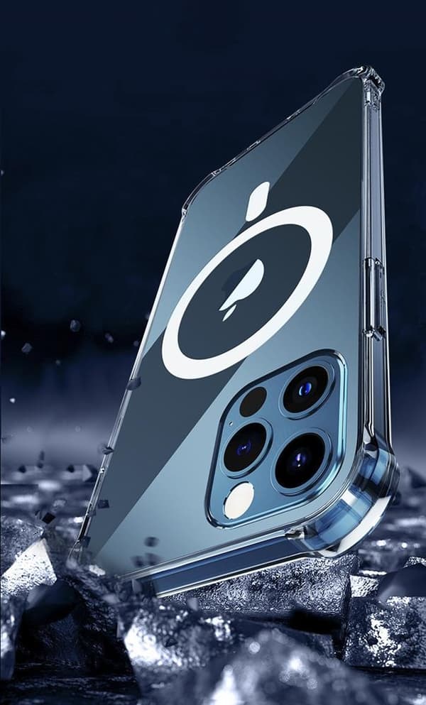 BOOM - ShockProof MagSafe Skal iPhone 12 Pro Max - Klar Transparent