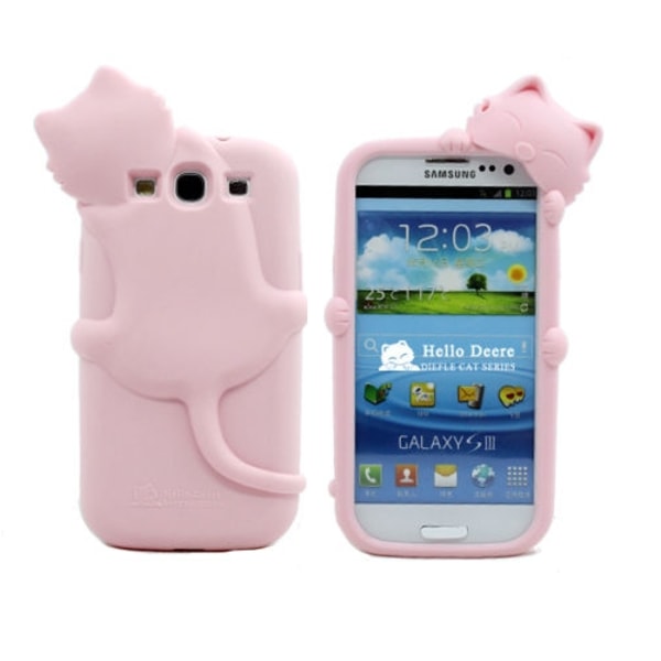 Kiki Silikonskal till Samsung Galaxy S3 i9300 (Rosa) Rosa