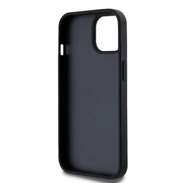 DKNY Galaxy S24 Mobilskal Läder Checkered Mono Pattern Svart