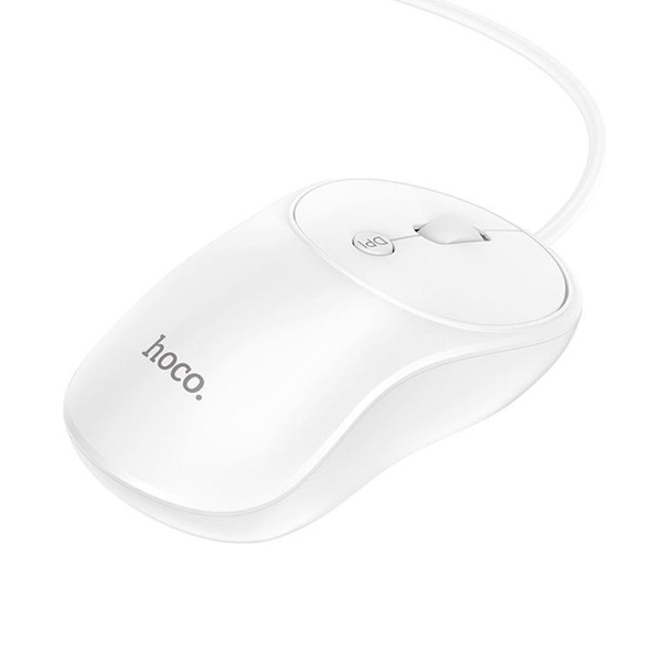 Hoco Trådbunden Mus USB-A 1.5 m GM13 - Vit