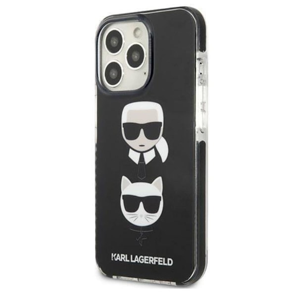KARL LAGERFELD iPhone 13 Pro Max Skal Karl & Choupette Head - Svart Svart