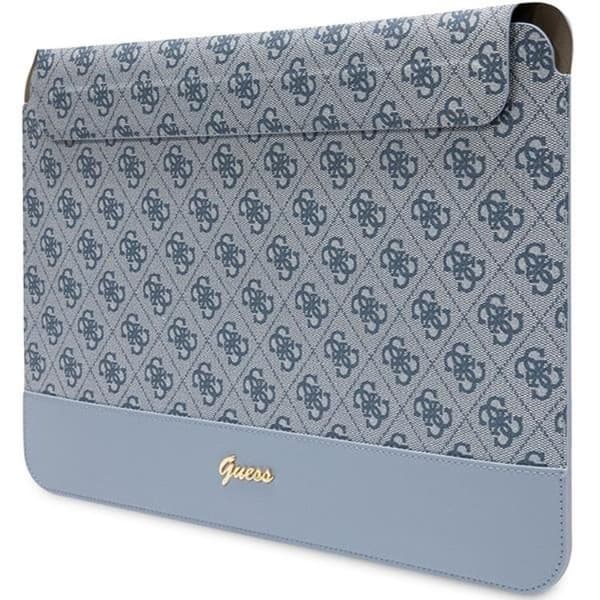 Guess Computer Sleeve 14\" 4G Stripe Metal Logo - Blå Blå