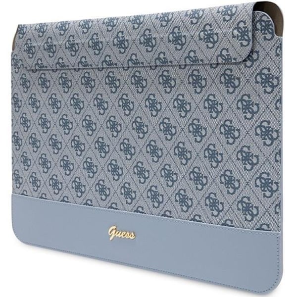 Guess Datorfodral 14" Stripe Metall Logo - Blå