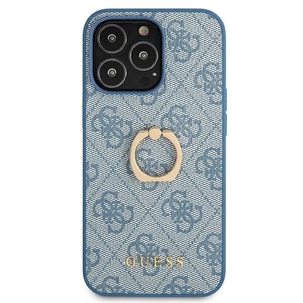 Guess Ring Stand Skal iPhone 13 Pro / 13 - Blå Blå