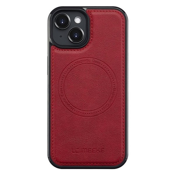 LC.IMEEKE iPhone 13 mini Plånboksfodral Konstläder - Röd