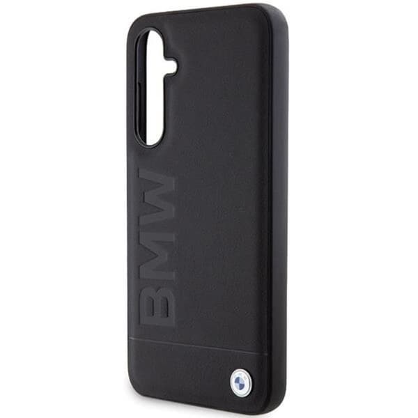 BMW Galaxy S23 FE Mobilskal Læder Hot Stamp - Sort Black