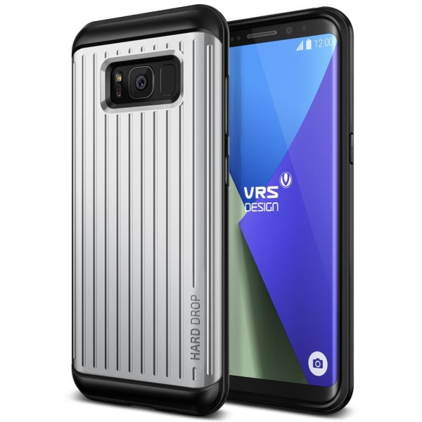 Verus Waved Hard Drop Skal till Samsung Galaxy S8 - Silver Silver
