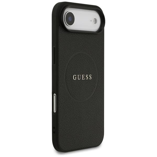 Guess Mobilskal till iPhone Air MagSafe Grained Ring - Svart Svart