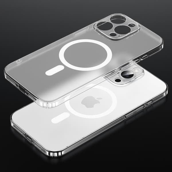 SULADA iPhone 15 Pro Max Skal MagSafe PC+TPU Matt Transparent