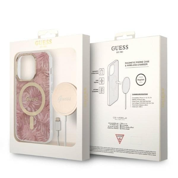 Guess Mobilskal till iPhone 14 Pro MagSafe MagSafe Jungle