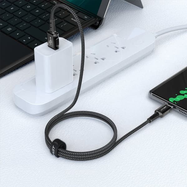 Acefast USB-C till USB-A kabel 1.2m - Svart Svart