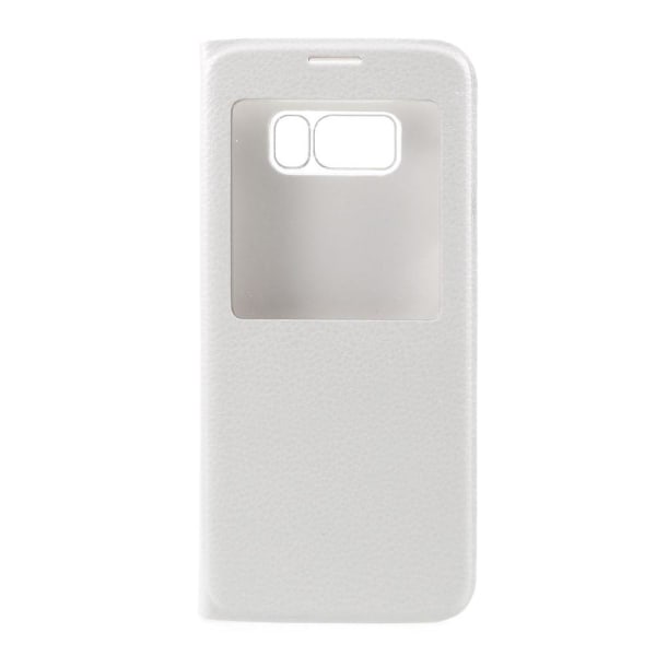 Flip View mobilcover til Samsung Galaxy S8 Plus - Hvid White