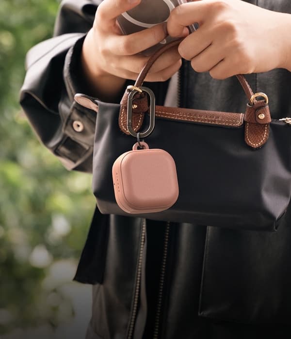 Ringke Skal För Galaxy Buds 4/4 Pro Magsafe Magnetic Onyx Rosa