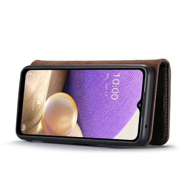 DG.MING Plånboksfodral Folio Flip Stand Samsung Galaxy A33 5G Grå