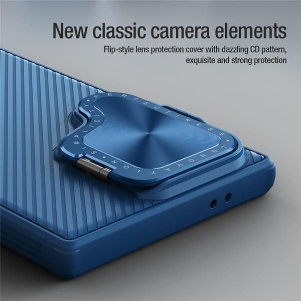 Nillkin Mobilskal till Galaxy S24 Plus Magsafe CamShield Prop - Blå