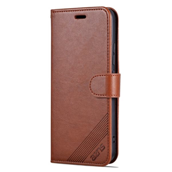 AZNS Xiaomi 14 Pro Plånboksfodral Konstläder - Anti-scratch - Brun