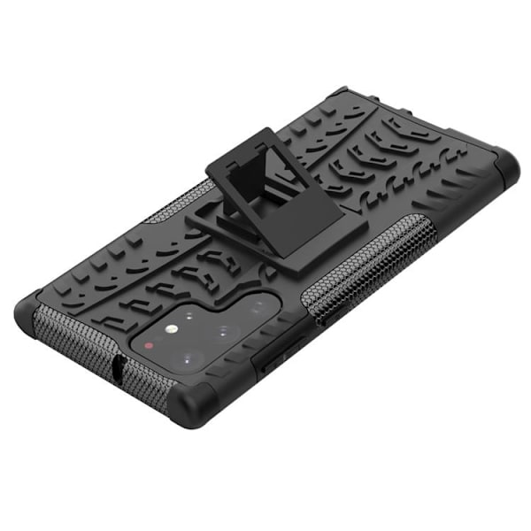 Tire Texture Kickstand Skal Galaxy S22 Ultra 5G - Svart Svart
