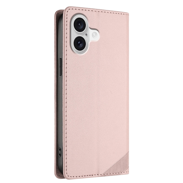 iPhone 17 Plånboksfodral Punk Style Imprinted - Rosa Rosa