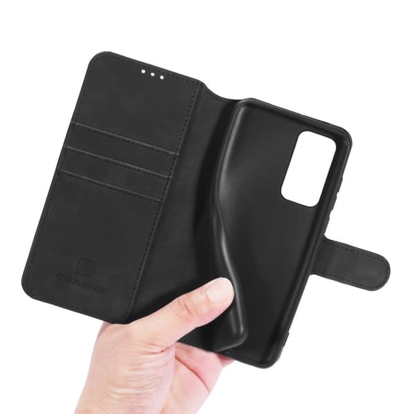 DG.MING Retro Læder Punge Etui Huawei P40 - Sort Black