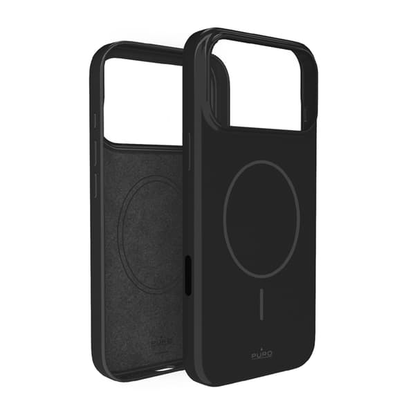 Puro Telefontaske til iPhone 17 Pro Max Magsafe Polycarbonat Pulse - Sort Svart