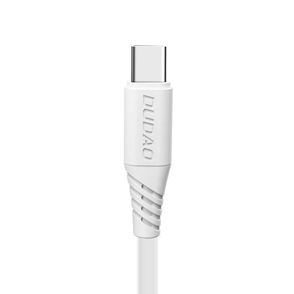 Dudao USB-A till USB-C Kabel 5A 2m - Vit Vit