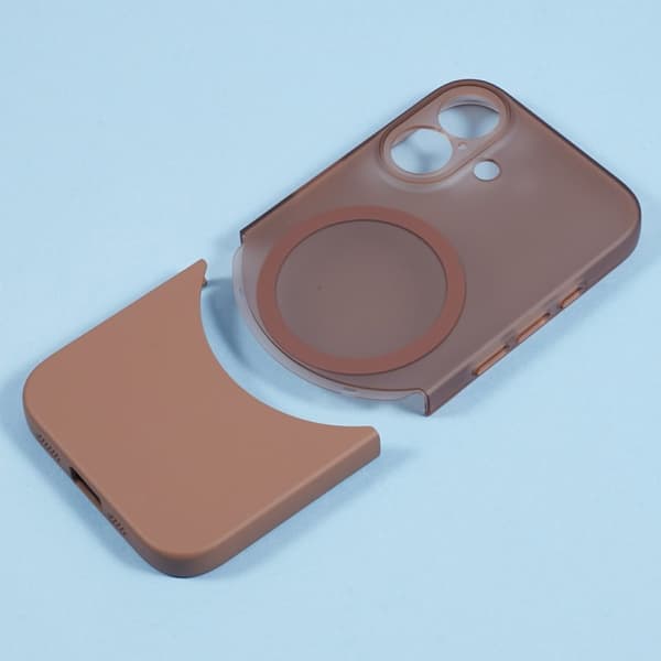 X-LEVEL Mobilskal till iPhone 16 MagSafe Matt Anti-Drop Guld